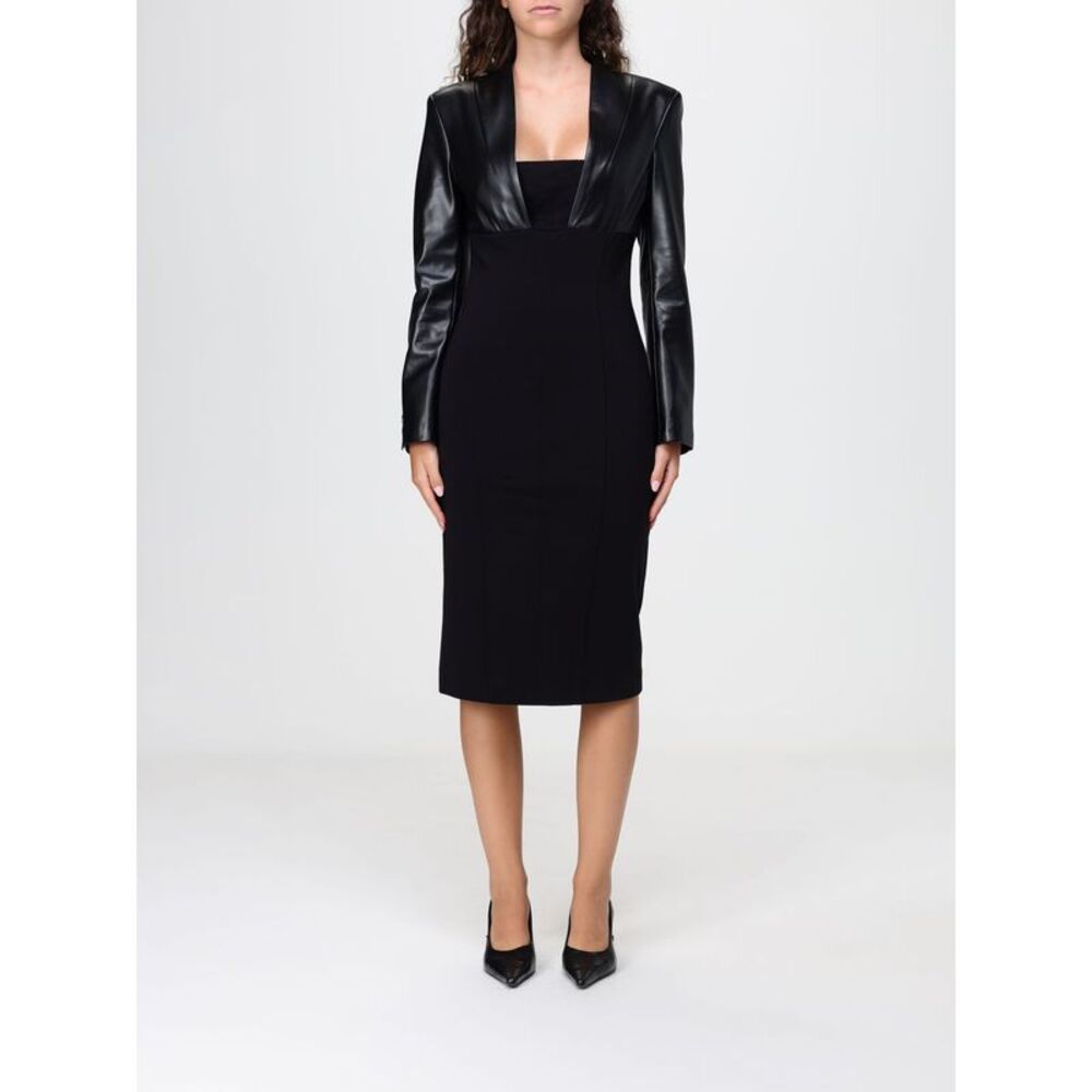 Simona Corsellini Women Simona Corsellini Square-Neck Jersey Sheath Midi Dress